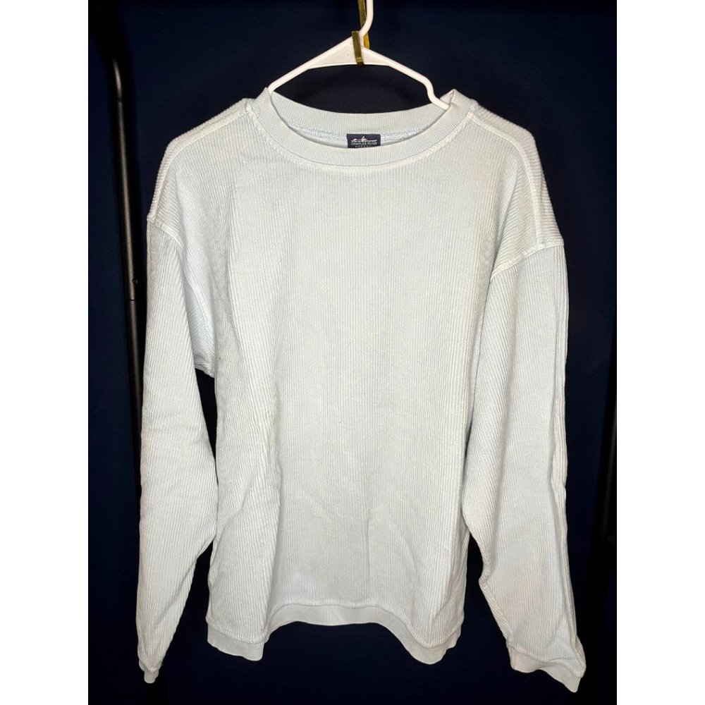 Chambray Corduroy Sweatshirt